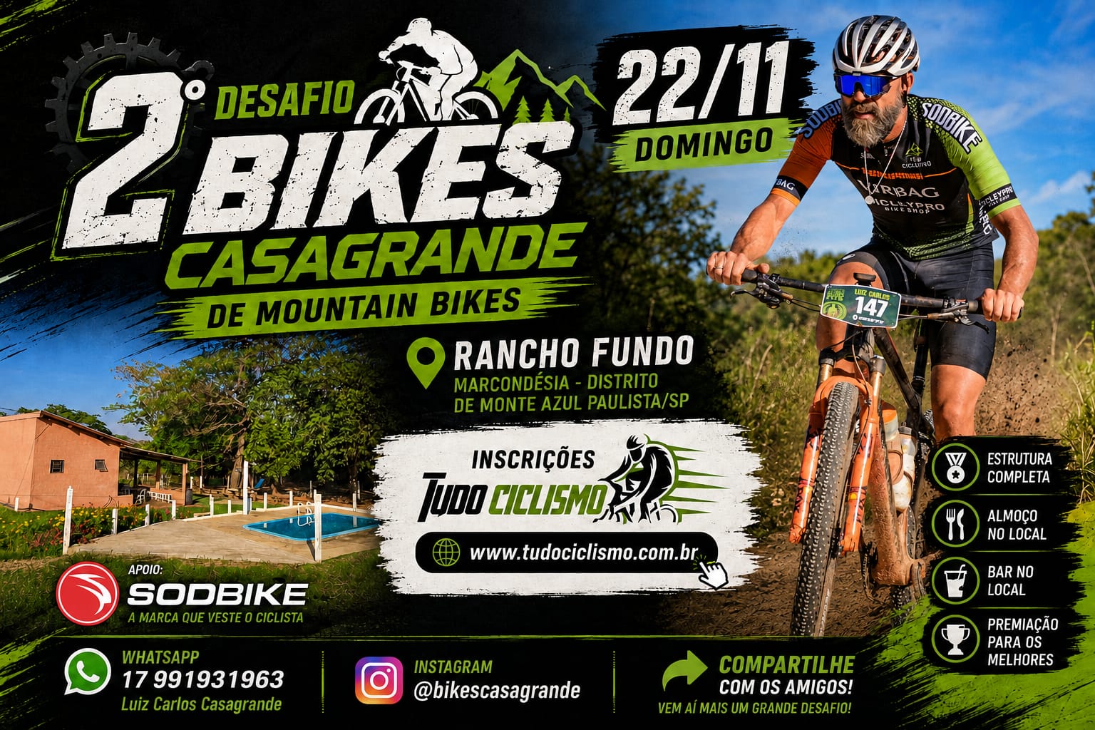 2º Desafio Bikes Casa Grande
